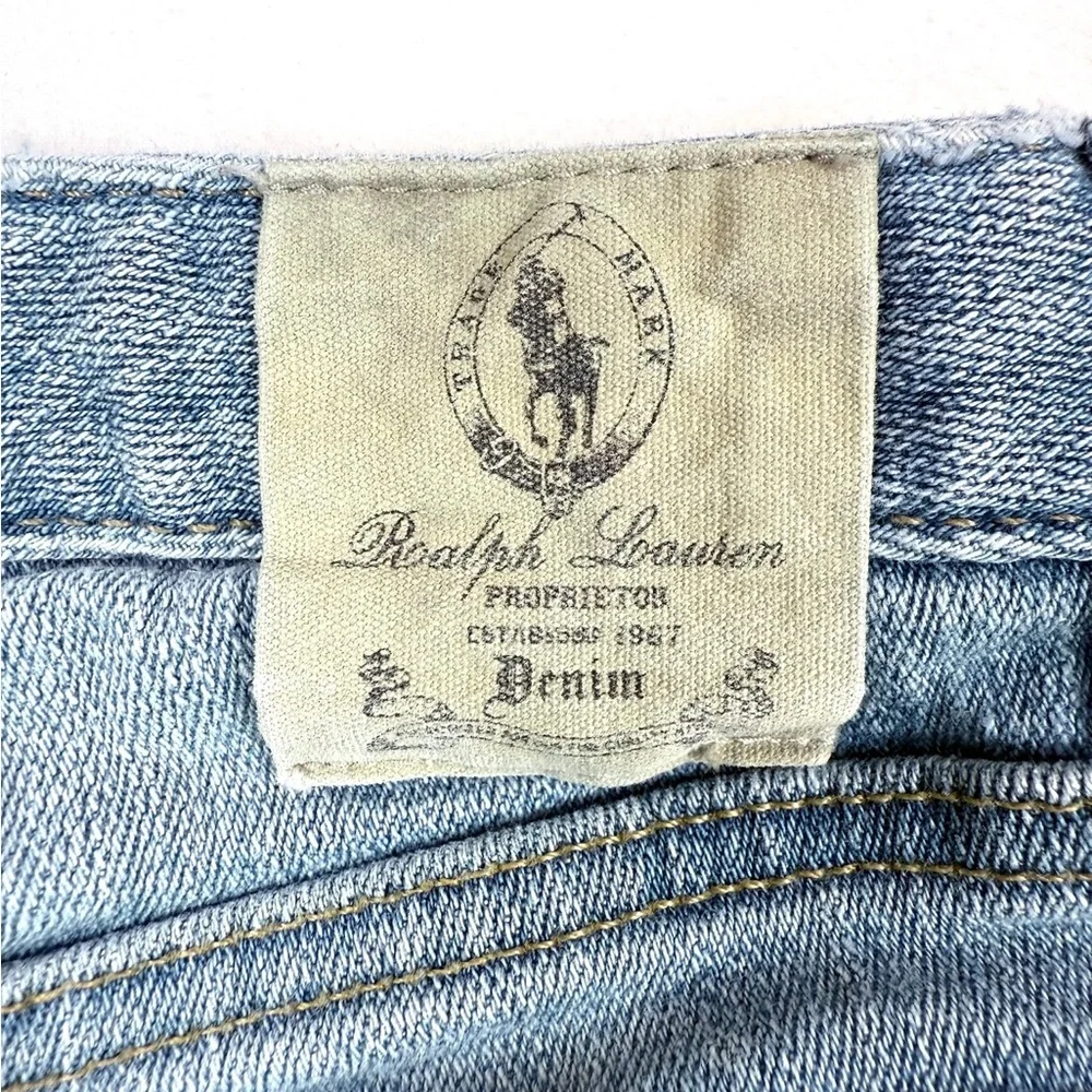 RALPH LAUREN Kids Bowery Skinny Jeans 4T Light Wash Denim Classic Preppy Vintage